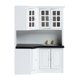 thumbnail image 1 of 1/12 Casa de en Miniatura Lavabo pequeña sala Muebles de Muebles de Juguetes para Adornos para Accesorios Decorativo blanco Salvador armario de casa de muñecas, 1 of 9