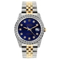 thumbnail image 1 of Pre-Owned Rolex Datejust 26MM 6917 Blue Diamond Dial Diamond Bezel Two Tone Yellow Gold Jubilee Bracelet 1.2ct, 1 of 5