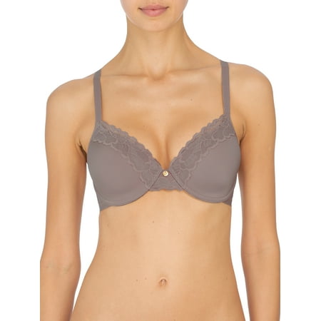 

Natori s Women Refined Contour Underwire Bra (Gunmetal 36DDD)
