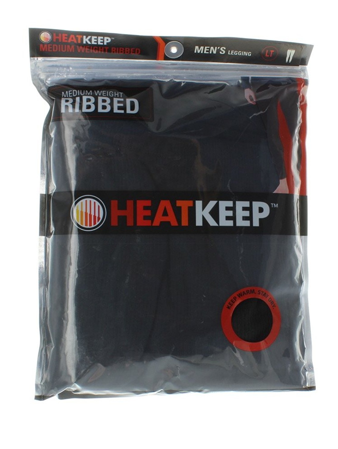 HeatKeep Men Medium Weight Ribbed 