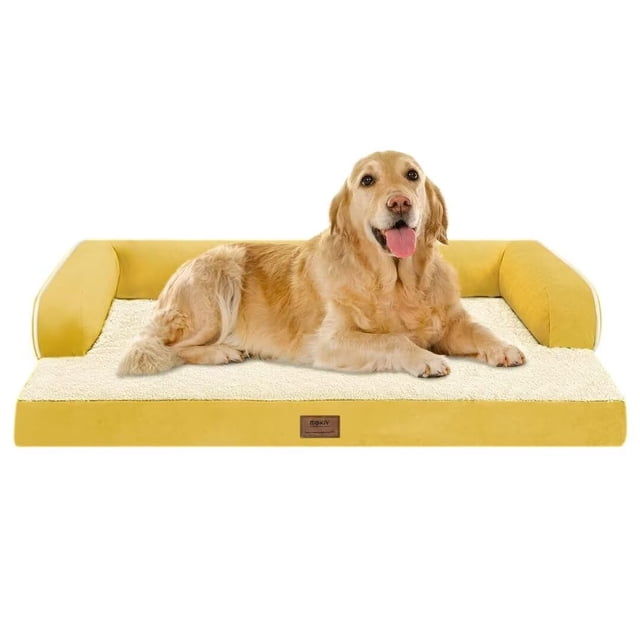 Cama para Perro MEKIY Ortopédica Impermeable y Lavable XL para 34 kg
