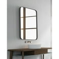 thumbnail image 3 of Mirrona STAR Black Rectangular Wall and Bathroom Mirror - 24x36 Inches - Black, 3 of 4