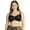 Black, variant on Women's Parfait P60921 Pearl Seamless Minimizer Bra (Black 30DD)