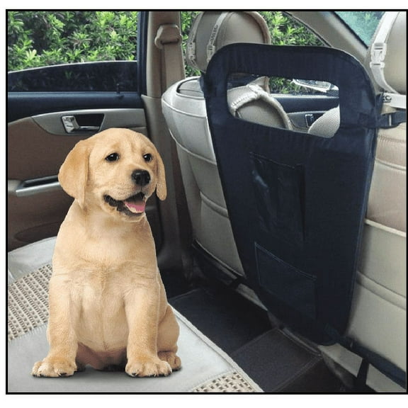 Unique Petz Black Car seat divider