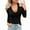 Black, variant on Womens Long Sleeve T Shirt Tops Deep V Neck Shirts Casual Slim Fit Basic T-Shirt Tee