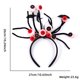 thumbnail image 3 of 2 diademas de Halloween con lentejuelas y diseño de murciélago, diadema para disfraz de cosplay, tocado para adultos y niños, accesorios para escenario, tocados, 3 of 5
