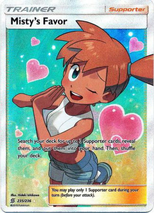 Pokemon Unified Minds Misty s Favor 235 Walmart Walmart