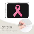 thumbnail image 3 of Alfombra de baño antideslizante supersuave con diseño de lazo rosa para el día de la cinta, para el baño, la cocina, el dormitorio, el hogar, 15,75 x 23,62 pulgadas, 3 of 6