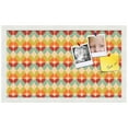 thumbnail image 2 of PinPix 24x14 Custom Cork Bulletin Board Kaliedescope Poster Board Has a Fabric Style Canvas Finish, Framed in Kaliedescope, by ArtToFrames (PinPix-564), 2 of 6