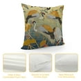 thumbnail image 4 of Nawypu Throw Pillow Cover Cushion Cover White Crane Playing in Water Lotus Chinese Style Watercolor Suitable for Sofa Bed Sofa Car Waist, 4 of 5