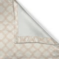 thumbnail image 5 of Ambesonne Modern Grommet Curtain, Geometric Hexagon Stripe, 50" x 120", Peach Cream, 5 of 6