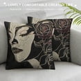 thumbnail image 3 of Awypu Black Girl Throw Pillow Covers, Daughter Gifts, Daughter Birthday Gift, Black Art Decor, African Women Girl American Pillow Cases for Sofa Bed Couch, Daughter Room Decor, 3 of 5