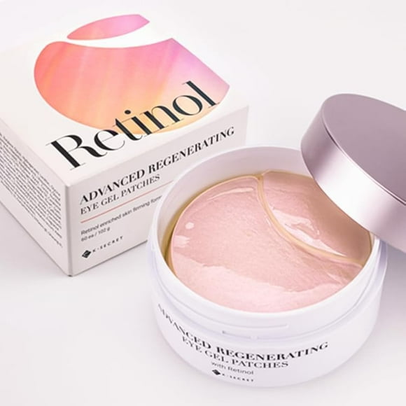 Parches de gel para ojos K-SECRET Advanced Regeneration, 60 unidades con RETINOL