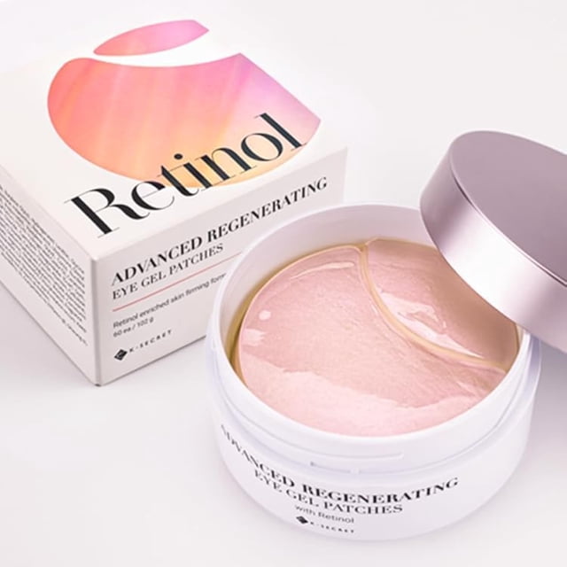 Parches de gel para ojos K-SECRET Advanced Regeneration, 60 unidades con RETINOL