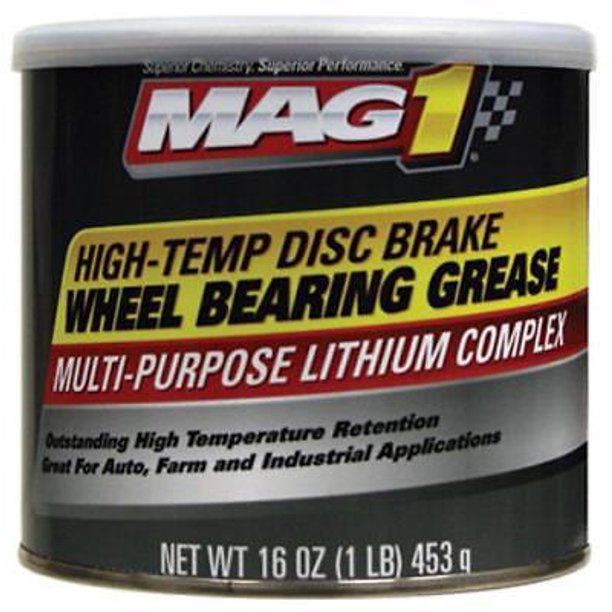 Mag 1 LB Tube High Temperature Disc Brake Wheel Bearing Grease 2PK