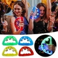 thumbnail image 2 of LED Light Up Tambourine Musical Instrument With Flashing Lights For Party Dance Floor Wedding Reception Glow In The Dark Handheld Percussion Toy For Adults Teens Kids, 2 of 7