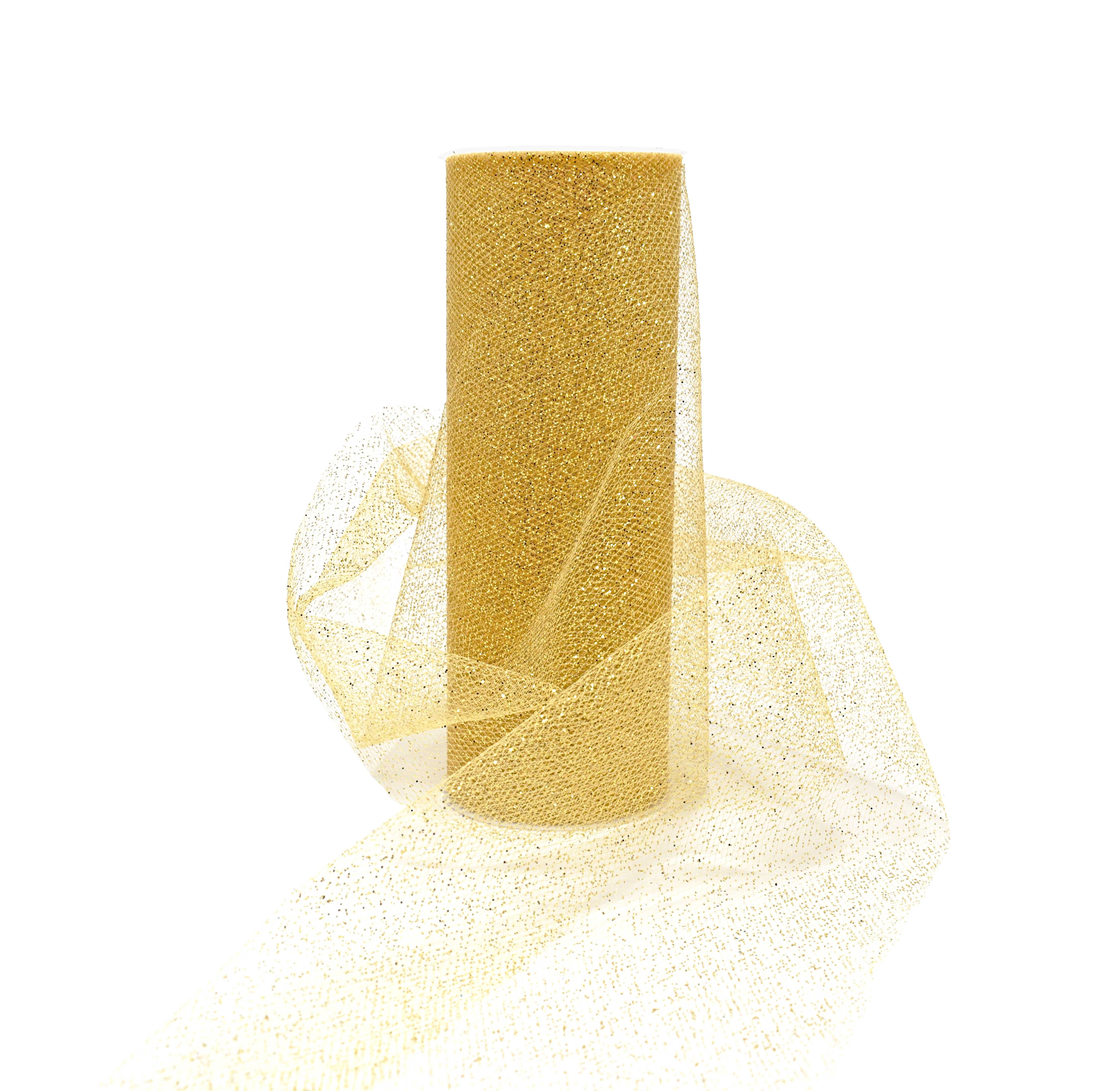 Craft And Party (2 Packs) 6" x 10 Yards Wedding Confetti Glitter Tulle