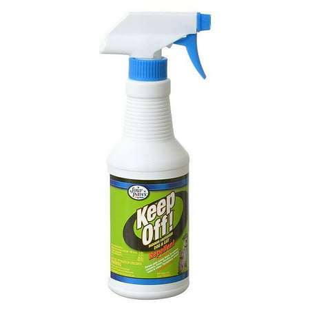 Four Paws Keep Off! Indoor & Outdoor Dog & Cat Repellent Spray Keeps pets away from furniture, carpet, trees, garbage and