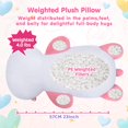 thumbnail image 4 of Peluche pesado Mewaii, vaca fresa pesada, 1,8 kg, 4 of 9