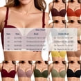 thumbnail image 4 of Byworldtasic Women's Convertible Strapless Bra Breathable Mesh Padded Push‑Up Bra Scalloped Edge Everyday Bra, 4 of 10