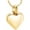 Gold, variant on Mini Heart Cremation Urn Necklace for Ashes - Small Heart Shape Urn Necklace for Human / Pet Stainless Steel Memorial Ash Pendant Keepsake Jewelry