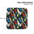 thumbnail image 2 of Kdxio Parrot Funny Coasters,4 Pcs Leather Coasters,Housewarming Gifts,Protect Furniture from Water Marks Scratch and Damage, 2 of 8