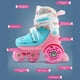 thumbnail image 4 of Patines De Cuatro Ruedas Para Niños, Patines De Ruedas De Equilibrio De 3 Puntos Para Niñas Y Niños Con Frenos Dobles De Tamaño Ajustable, Ruedas Luminosas Kearding OD015064-04, 4 of 6