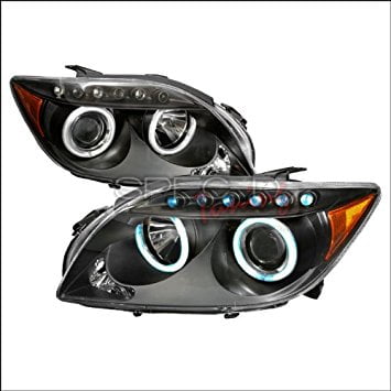 Ccfl Led - Spec-D Tuning Scion tC 2004 2005 2006 2007 2008 2009 2010 CCFL LED Halo Projector Headlights - Black