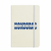 Honduras Country Flag Name Notebook Official Fabric Hard Cover Classic Journal Diary
