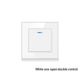 thumbnail image 4 of Advancent Interruptor de lámpara de Panel de luz, suministros para el hogar, accesorios para el hogar, interruptores de presión, instalación práctica, Decoración del hogar Blanco/Control doble Advancent HA067855-05, 4 of 6