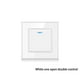 thumbnail image 4 of Advancent Interruptor de lámpara de Panel de luz, suministros para el hogar, accesorios para el hogar, interruptores de presión, instalación práctica, Decoración del hogar Blanco/Control doble Advancent HA067855-05, 4 of 6