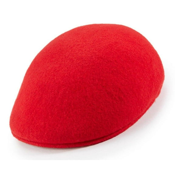 Montique Men's Red Color Ascot Wool Felt Hat H-71