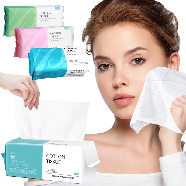 Fiudx Ofertas Del Día toalla De Lavado Para La Cara, toalla De Limpieza Desechable, toalla Suave Extraíble, toalla Para La Cara Engrosada, Propósito De Maquillaje, Removedor De Maquillaje, toallita P