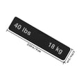 Aero Rack Sticker MOKKHNB Indoor Fitness Stickers Versatile Use Precut Holes for Dumbbell ...
