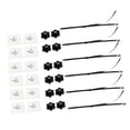 thumbnail image 3 of Correas de seguridad para TV, arnés de sujeción, correas antivuelco para muebles, aptas para bebés, para armarios, pantallas planas y estanterías. 6 piezas, 3 of 8