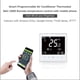 thumbnail image 4 of Termostato BAC-2000ELZB Aire acondicionado central TUYA ZIGBEE Pantalla LCD de temperatura constante Abody Silver, 4 of 7