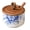 Chinese flowers, variant on Elegant Retro Ceramic Salt Jar With Lid And Measuring Spoon Seasoning Container for Countertop Kitchen Gadget