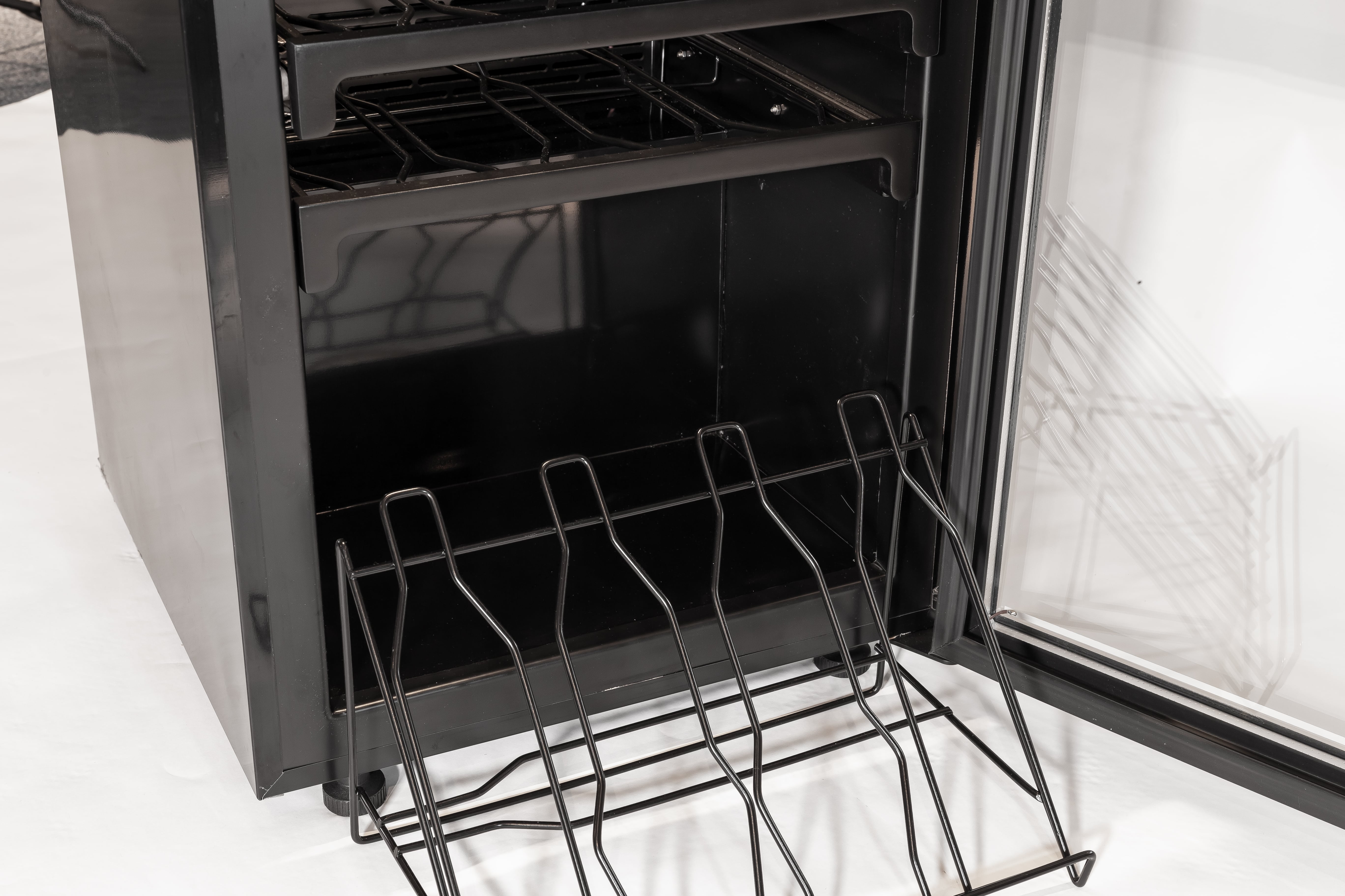 ARTICO Wine Cooler – Built-in or Freestanding, Smart Temperature Control, Ultra-Quiet Operation, LED Lighting, Modern Design (Stainless Steel, 45 Bottles)
