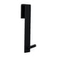 thumbnail image 4 of Ganchos para puerta extensibles para toallero de baño, ganchos acrílicos para puerta de ducha, toallas Negro, 4 of 9