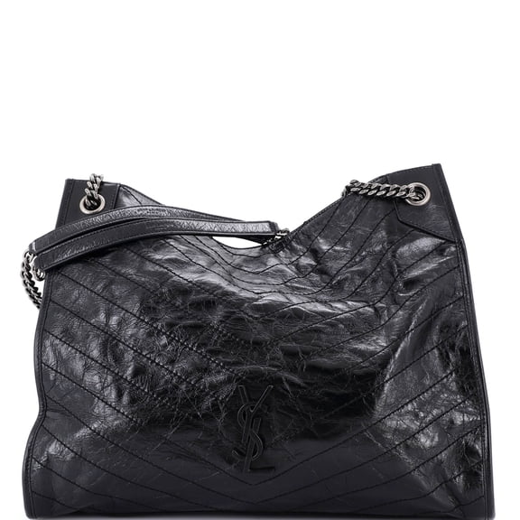 Pre-Owned Niki Shopping Tote Matelasse Chevron Leather Large By Rebag