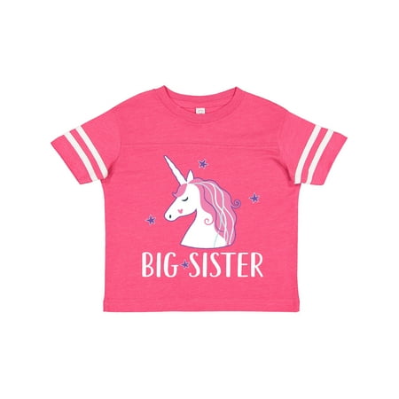 

Inktastic Big Sister Unicorn Gift Toddler Toddler Girl T-Shirt