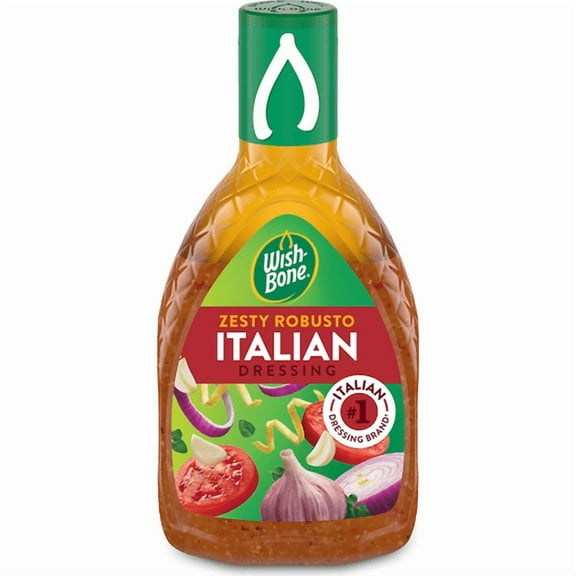 ( 2 Pack ) Wish-Bone Zesty Robusto Italian Salad Dressing, 24 Fl. Oz