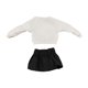 thumbnail image 1 of 1/12 Cabresco de la manga larga y falda de la falda del hombro del hombro para figuras de acción de 6 pulgadas Accesorios de ropa de muñeca BJD Top, 1 of 8