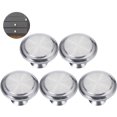 thumbnail image 2 of 10 Pcs Boutons d'Armoire, Boutons de Tiroir, Poignée en Alliage de zinc Mat, Boutons de Commode, Tiroirs de Tiroir, Boutons de Porte, Boutons de Tiroir de Commode, Argent, L, 2 of 5