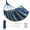 Thickened grass green, variant on ExpanseEcho Striped Fabric Hammock with Spreader Bars and Storage Bag, Blue and Green