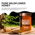 thumbnail image 2 of Emirelli Wildflower Honey 100% Pure, Raw & Unfiltered - From the High Attitude Mountains, Endemic Flower Flavor - For Breakfast, Cooking, Spreading, Baking Sweet & Healthy Food - Liquid Gold -16oz Jar, 2 of 8