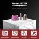 thumbnail image 3 of 50 Piezas Consumibles de la Antorcha del Cortador Plasma Kit Tazas Boquillas para Cortadora -60 -55 WSD-60 Fit CUT-60 LGK-60, 3 of 10