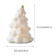 thumbnail image 3 of Xihbxyly Adorno Navideño de Cerámica con Efecto de Luz Led, Elegante Diseño Blanco, Acogedor Ambiente Navideño, Ideal Como Regalo, Cerámica Premium Resistente, Tamaño 8,5 X 11,2 Cm, 1 Unidad., 3 of 6