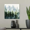 thumbnail image 3 of Great Big Canvas "Evening Treeline Sq"  by Katrina Pete Black Gray   Wrapped Canvas Print Wall Artwork, 3 of 7