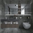 thumbnail image 4 of Gray Concrete Wallpaper Peel Stick Matte Thick 16x354 inch Cement Contact Paper for Countertop Waterproof Oil Proof Self Adhesive Furniture Stickers Kitchen Counter Shelf Liner Wall Vinyl Decorative, 4 of 8